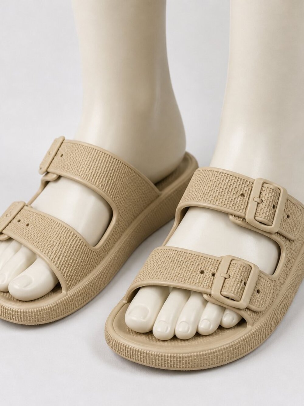 Xray Women Men Double Buckle Adjustable Eva Slide Slippers Cloud Pillow Sandals